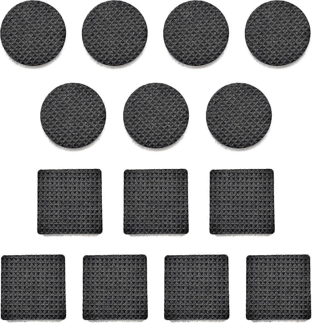 60 pieces non-slip rubber pads, self-adhesive rubber furniture protectors, protective pads for wooden floors, tables, chairs, bed legs