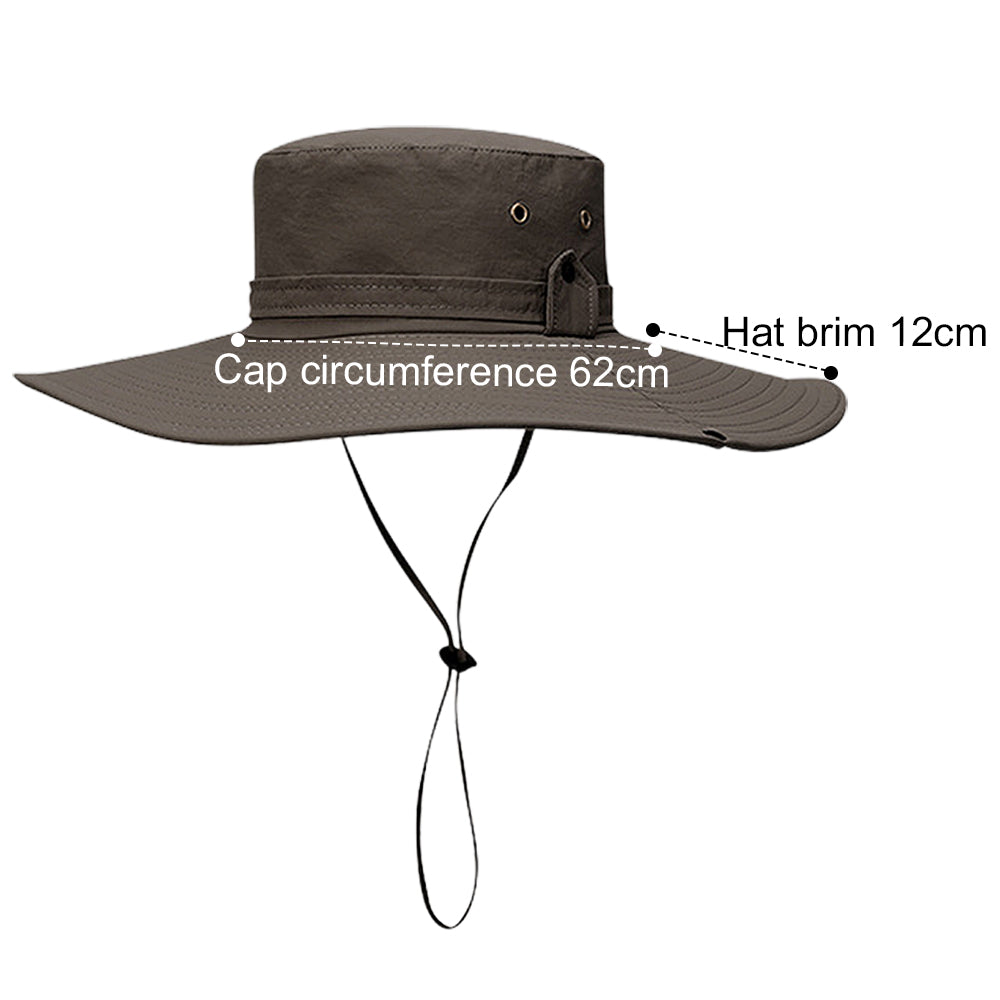 Sun Hats with UV Protection, Wide Brim Cap for Hiking and Safari