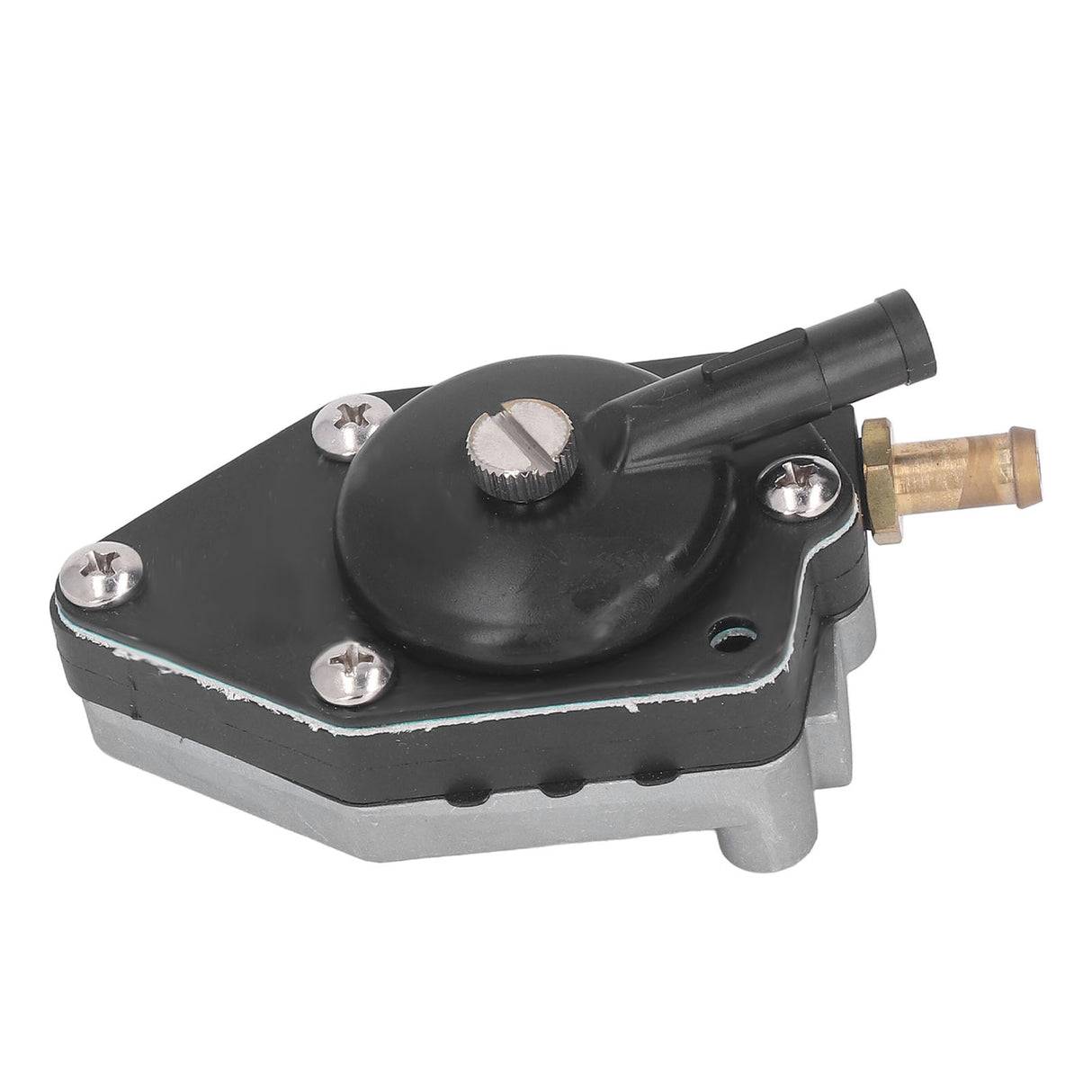 Outboard Motor Fuel Pump with Gasket 438556 Replacement for Johnson Evinrude 20-140HP Boat Engine