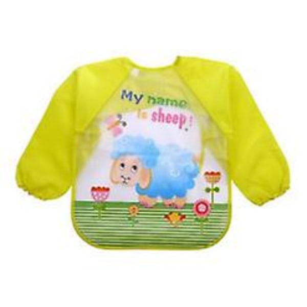 pcs bibs with sleeves, waterproof long sleeve bibs, unisex, for toddlers