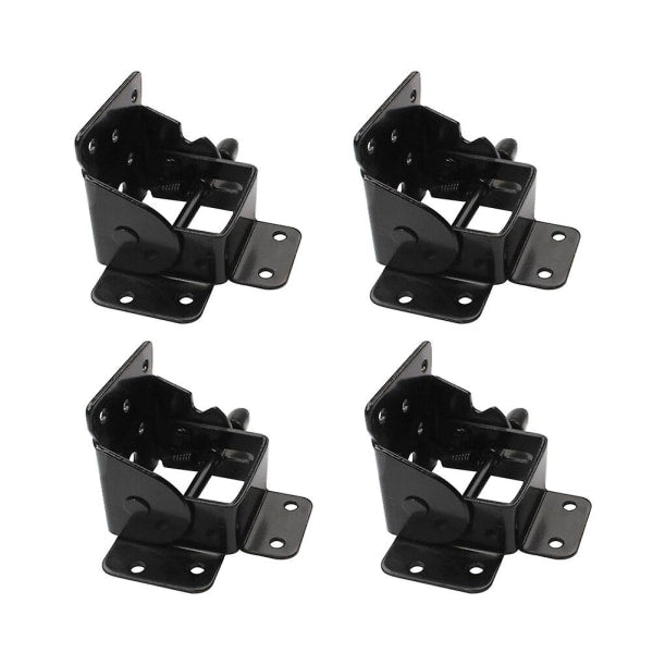pcs Folding Table Hinge Furniture Leg Hinge Self-Locking Hinge Foldable Support Hinge Black M