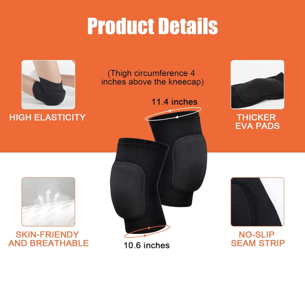 Volleyball Knee Pads & Arm Guards, Equipment with High Protection Plate Volleyball Knee Pads Thumb Hole Arm Guards for Women Teenage Girls Training