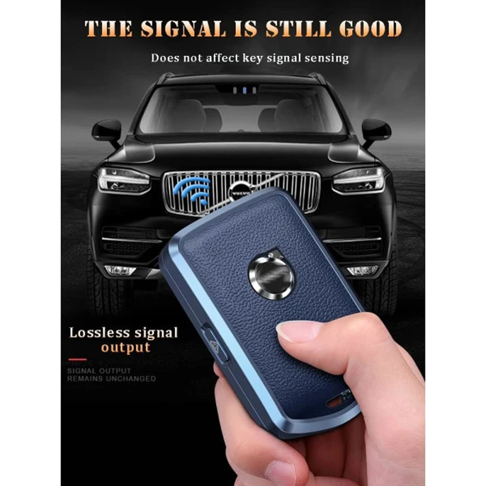 Volvo Smart Car Keychain - Blue - Fits XC60 S90 S60 XC40 XC90 V60 V90 Blue 0.1