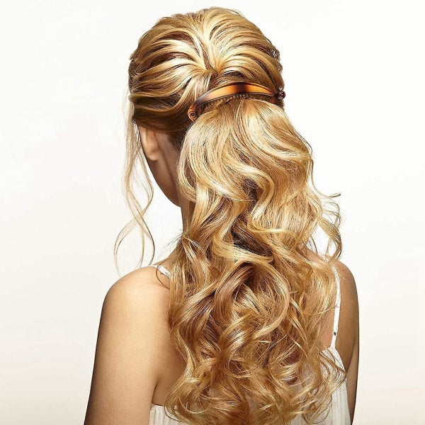 Classic Banana Clip Hair Clip Ponytail Holder for Girls with Braided Style