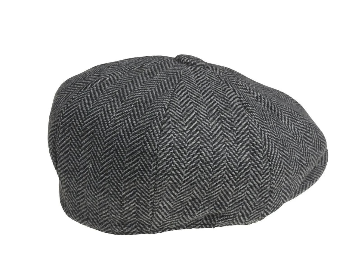 2023 Retro Newsboy Caps Men Octagonal Hats Peaky Blinders Newsbo Grey