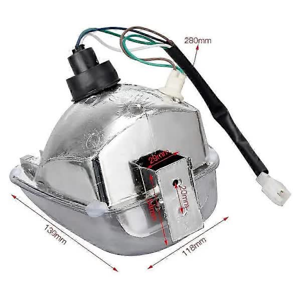 ATV Headlight Insert 50Cc 70Cc 90Cc 110Cc 125Cc 4.