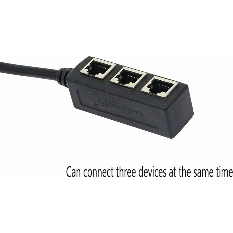 RJ45 Network 1 to 3 Port Ethernet Adapter Adapter Cable Network Cable Splitter