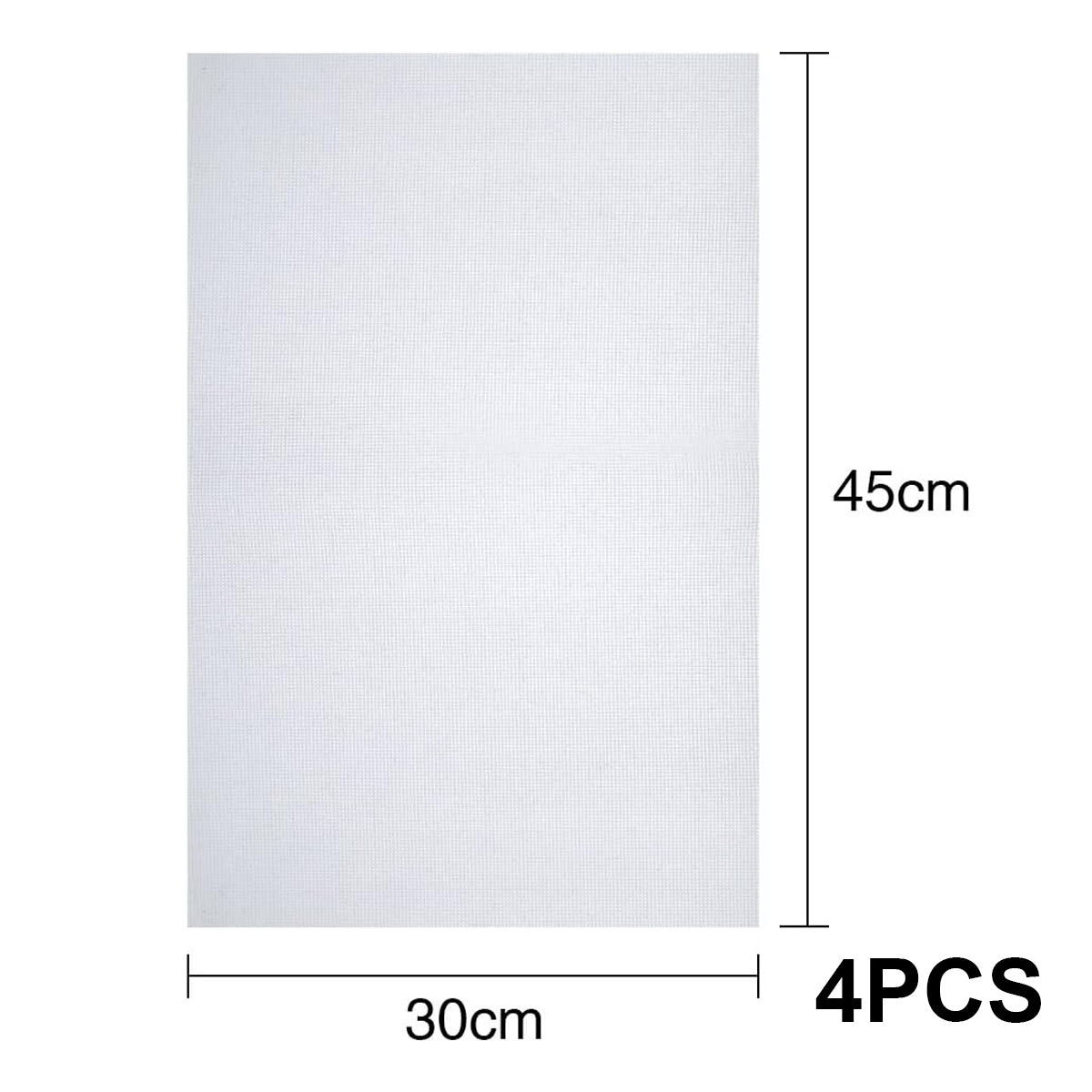 14 Count White Aida Fabric - High Quality Cotton Embroidery Fabric for Frames