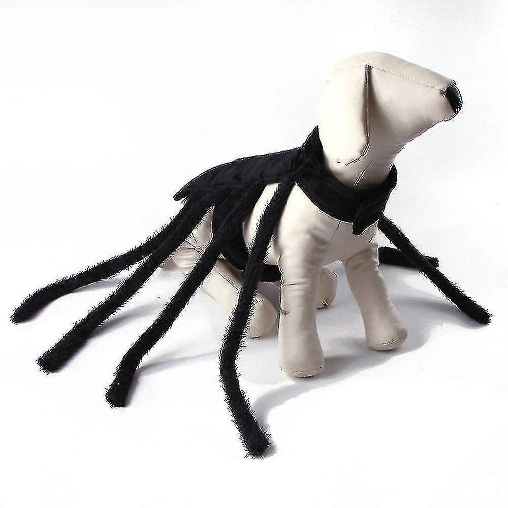 Halloween Adjustable Dog Cat Spider Costume Realistic Plush Spider