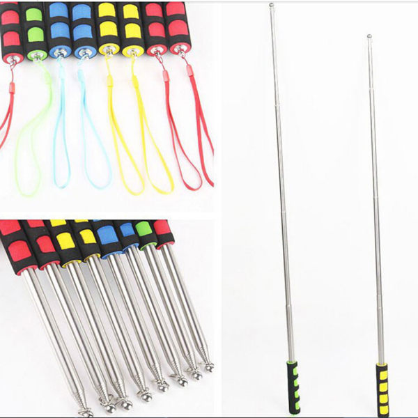 New 2M Portable Extendable Handheld Windsock Flagpole Telescopic Random Color 2m
