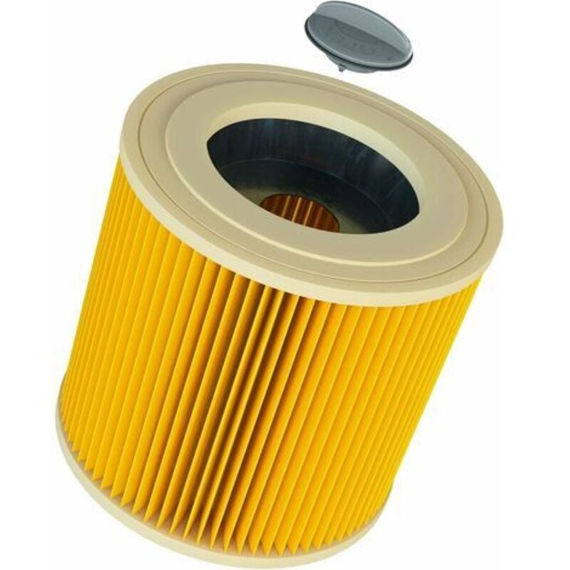Cartridge Filter Compatible with Kärcher A 2554 Me, A 2604, A 2654 Me, A 2656 X Plus, A 2901, A2000 Vacuum Cleaner (1 pc)