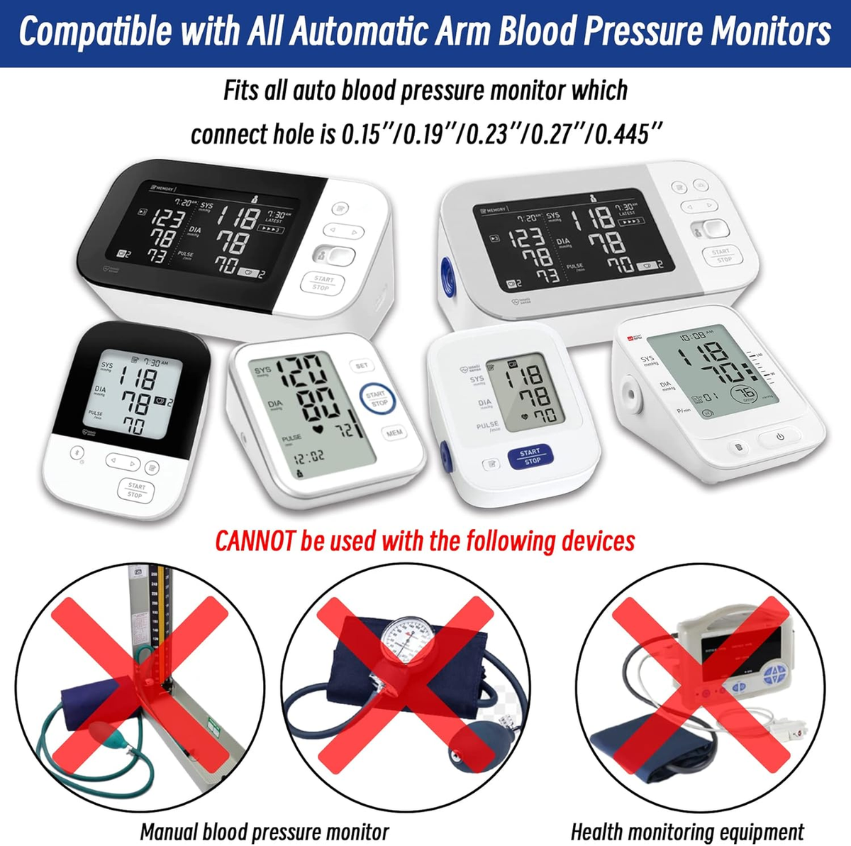 Omron 9201d-21201d XL Blood Pressure Cuff 22-52 cm Gray for Adults