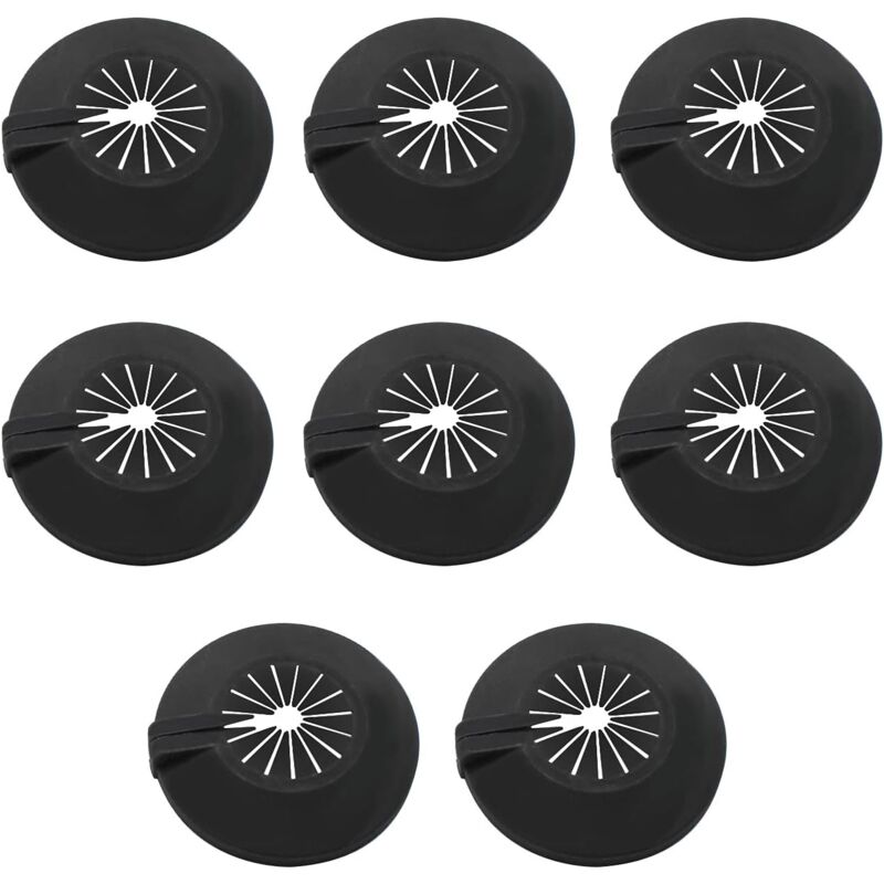 SHINING HOUSE Radiator pipe protectors, 8 pieces, Universal for 14-29 mm pipes, with clips for easy installation
