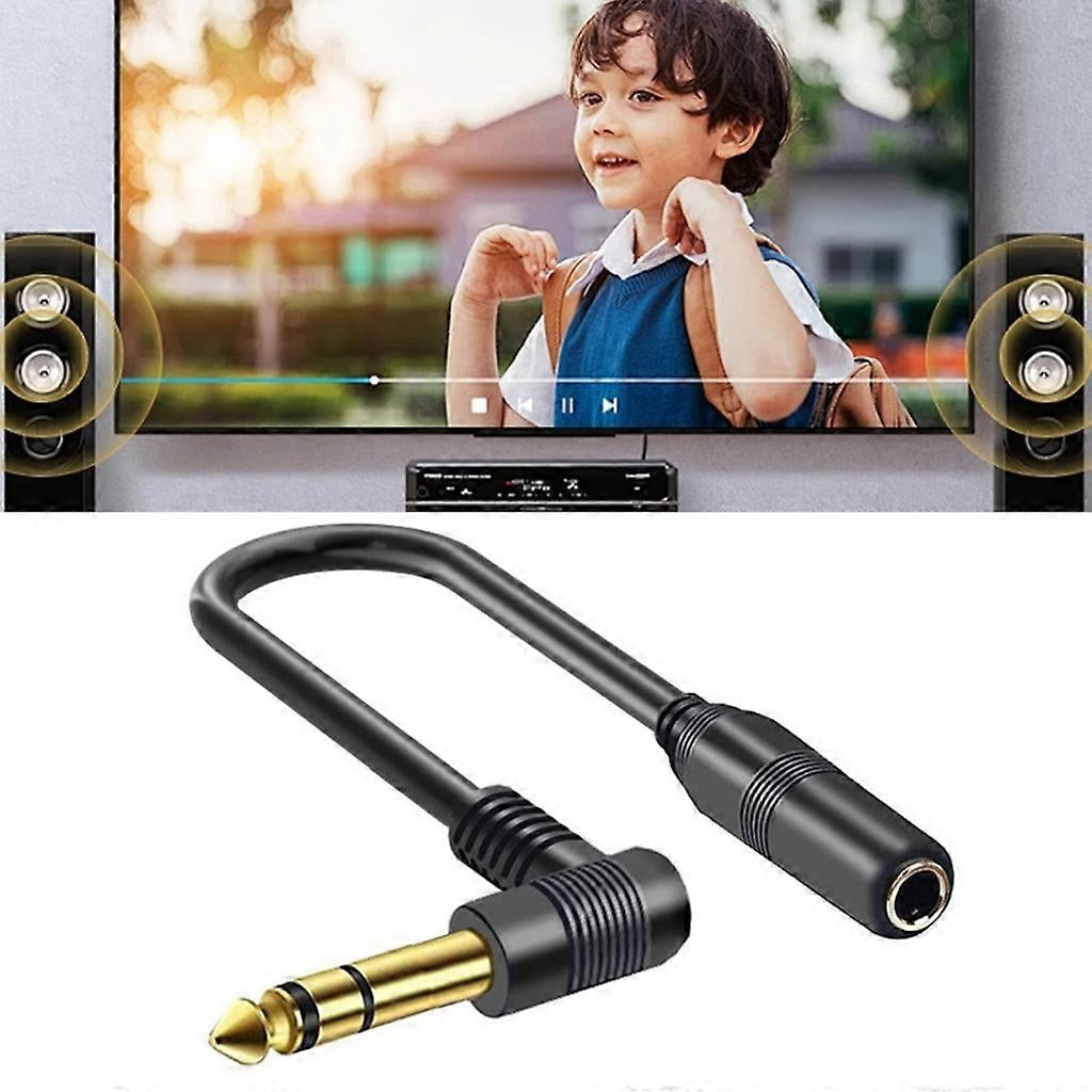 1/4'' TRS 6.35 mm Male to 6.35 mm Female Stereo Cable for Guitar Amplifier - Perfect Mono 2m_MGF Mono 2m