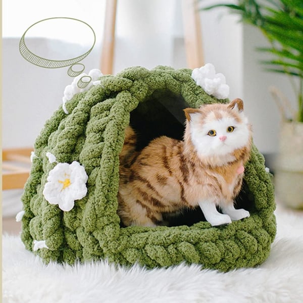 Chunky Knitted Chenille Yarn for Hand Crocheting Blankets Super Soft Large Jumbo Blanket Yarn - Olive Green