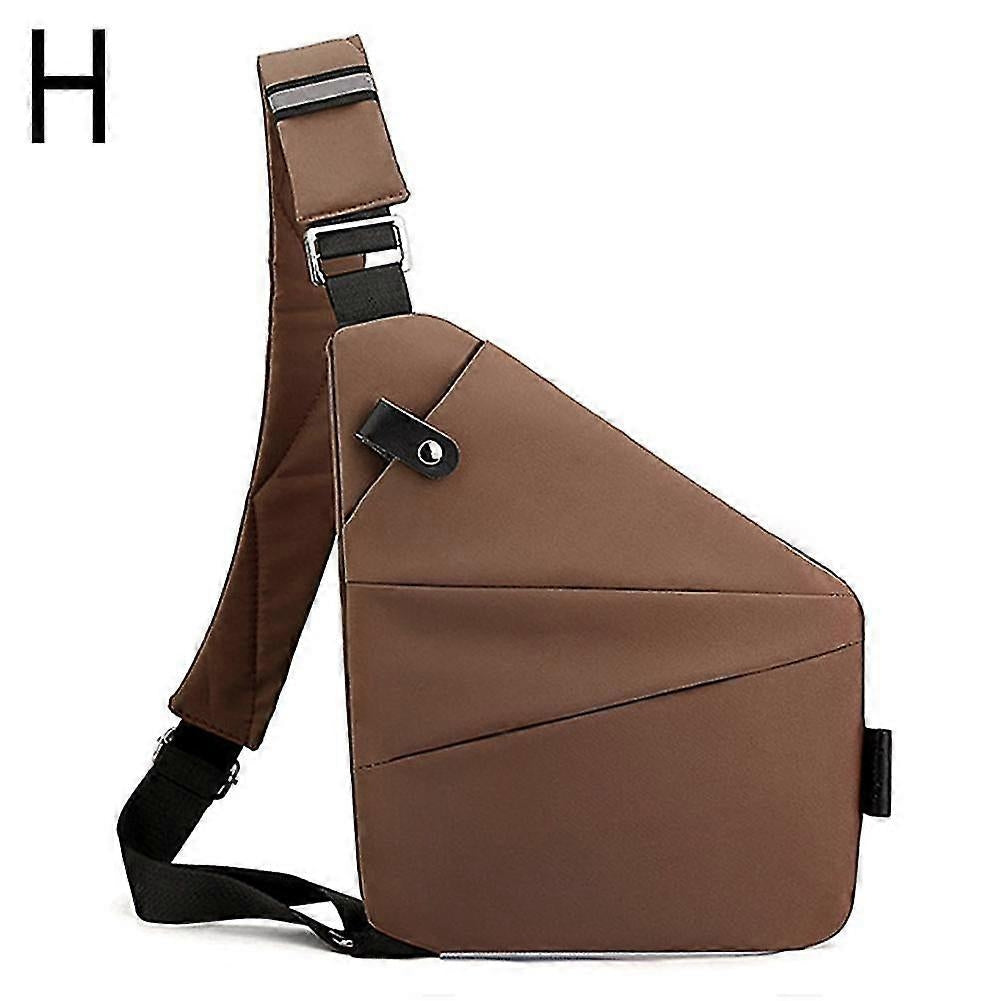 Anti-Theft Travel Bag Anti-Theft Bag Ultra-Thin Shoulder Bag Crossbody Travel Bag - Perfect Coffee