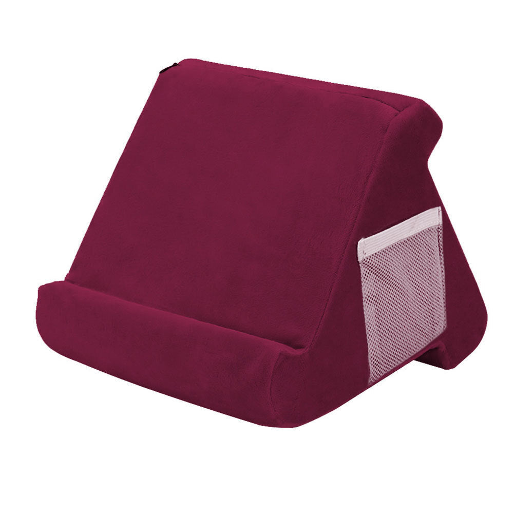 Tablet Pillow Holder Foldable Soft Pillow Tablet red_yux red