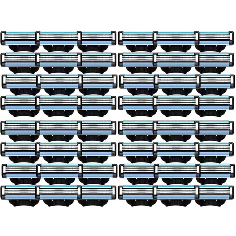 48 pcs Razor Blade Refill, Manual Mach 3 for