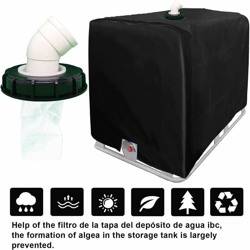 IBC Tank Filter 1000L, 165mm Washable Nylon Water Filter, Compatible with IBC Tank Accessories