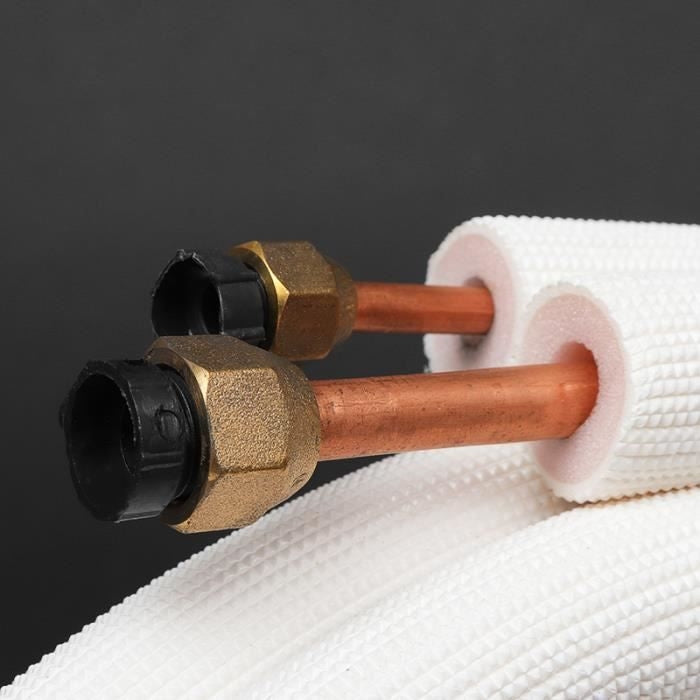 TEMPSA Air Conditioning Pipe - 1/4+3/8 - Insulated Copper - 3M White_max White