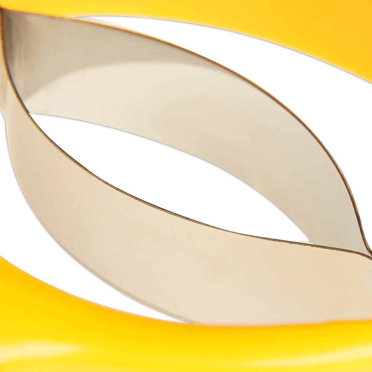 Mango Slicer, Split & Core Mangoes, Non-Slip Handles, Stainless Steel Blade, Slicer, Black-Yellow_yux