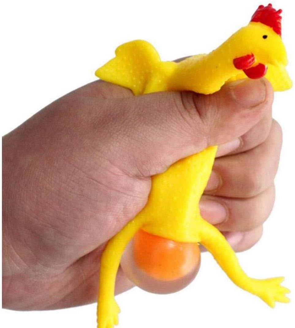 Laying Hens, creative toys, jokes, squeeze toy laying hen, ventilation chicken key chains, ventilation, stress relief, trick-yux
