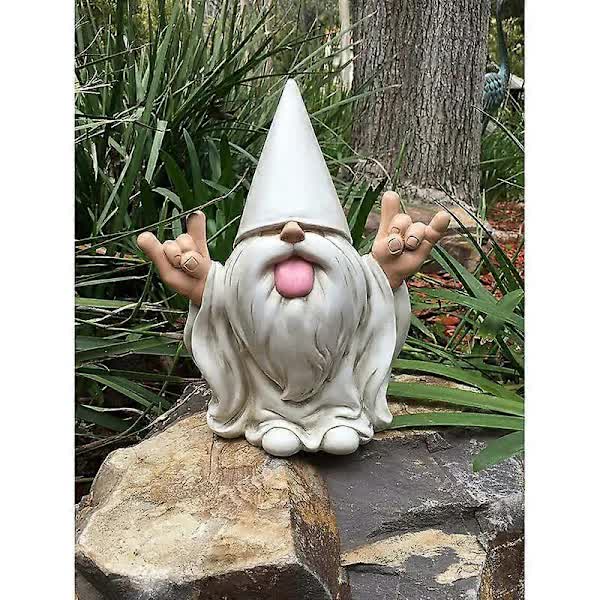 George the \"dwarf rocker\" - this garden gnome will rock your enchanted mini world, Guazhuni