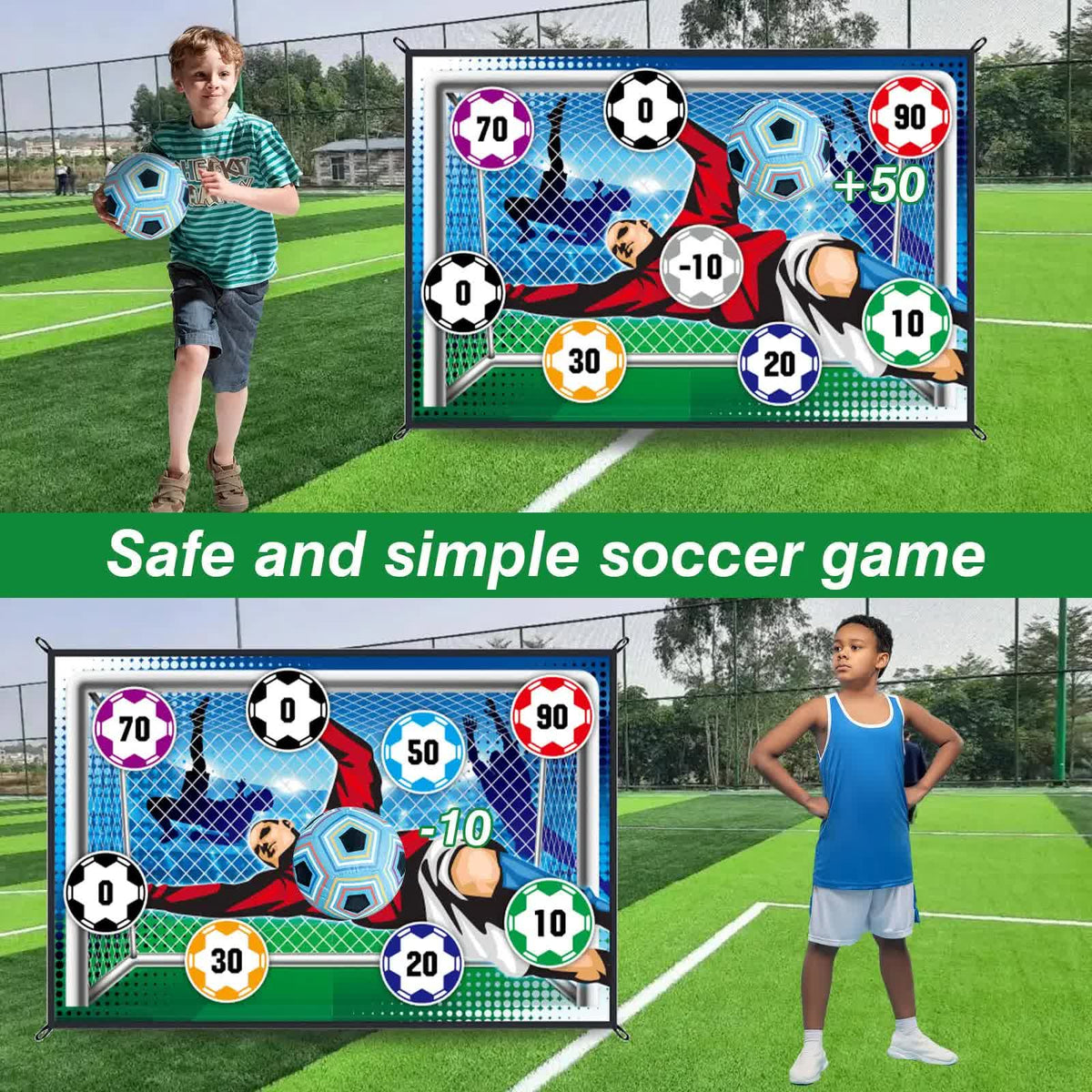 150cm Football Play Mat Set Outdoor Indoor Football Toys