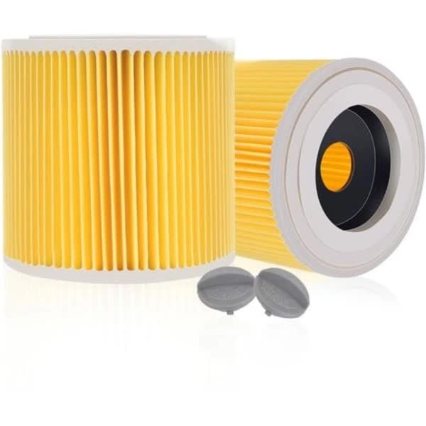 2-pack filter cartridge for Kärcher WD3 Premium, NT20/1 NT30/1 NT38 - Filters - Replacement filters for Kärcher vacuum cleaners