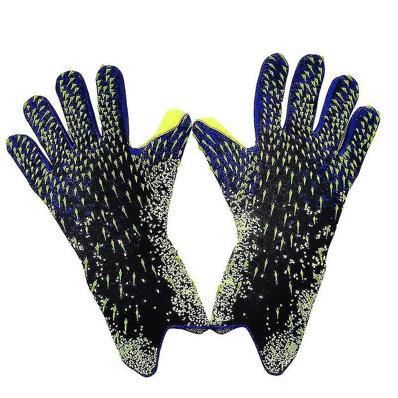 Kids Football Goalkeeper Gloves Durable Green Green Green 6