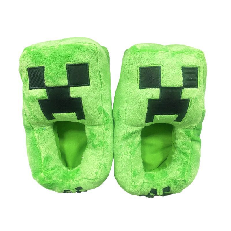 Minecraft Slippers Green (20-36) Green