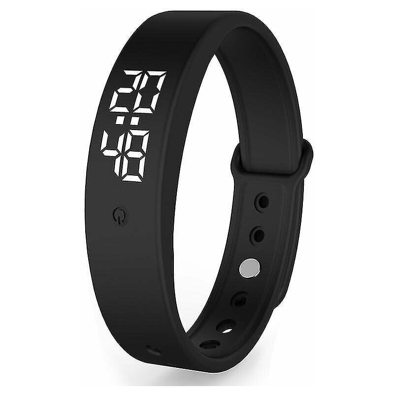 Pivotell Vibratime Vibrating Reminder Watch - With Up to 10 Daily Alarms - Black
