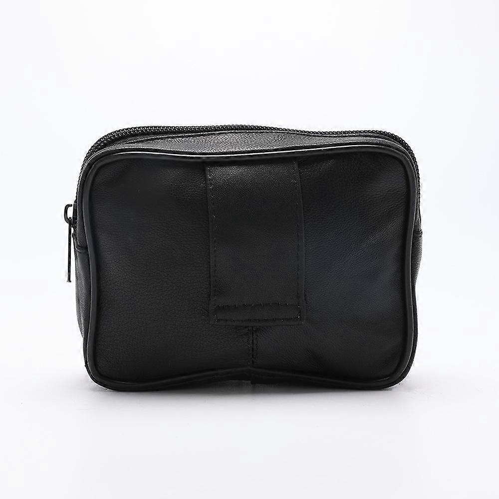 Men's Genuine Leather Belt Wallet Bag Pouch Waist Bag Loop Card Holder