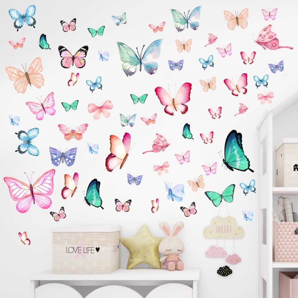 Luminous Butterfly Wall Decoration – DIY Wall Decor for Kids Room, Princess Room, Nursery