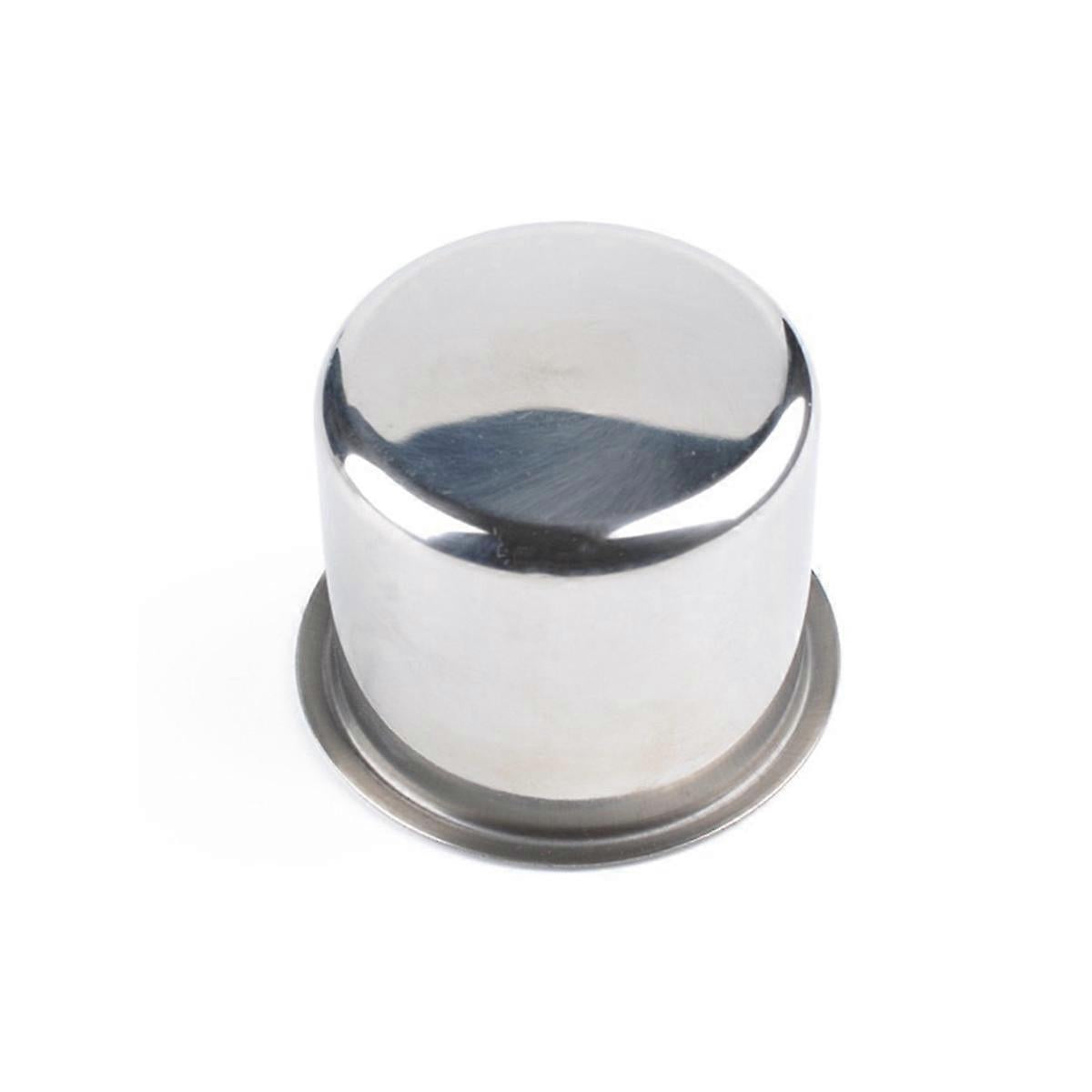 4pcs Universal Marine Boat Cup Holder 68X55mm Stainless Steel Drop-in Drink Holder for Poker Table Sofa_yux