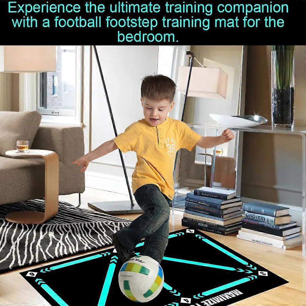 Football Step Training Mat, 60 x 90 cm Football Mat, Football Training Mat, Silent Football Mat