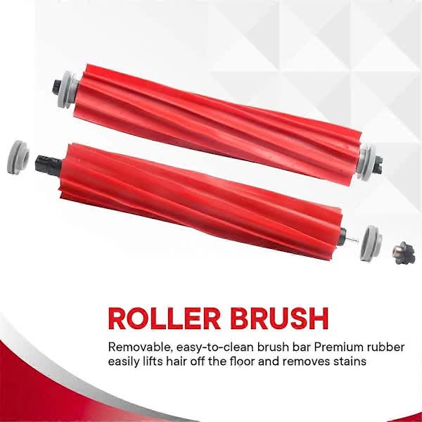 6-pack rubber brushes for Qrevo S/MaxV/Pro/Plus, Q series, S7 series, series, 35A vacuum cleaner parts