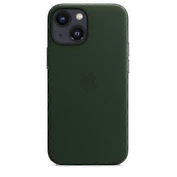Leather Case for iPhone 13 Mini with Magsafe Sequoia Green_max Sequoia Green
