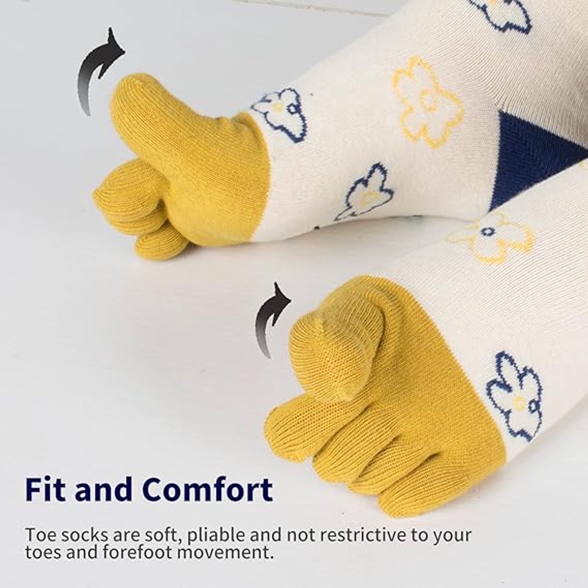pairs - Toe socks - Toe socks - Women's toe socks - Cotton socks - Sports socks - Yoga socks