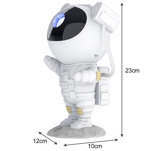 Astronaut Night Light with Remote Control Star Projector Galaxy Light, White