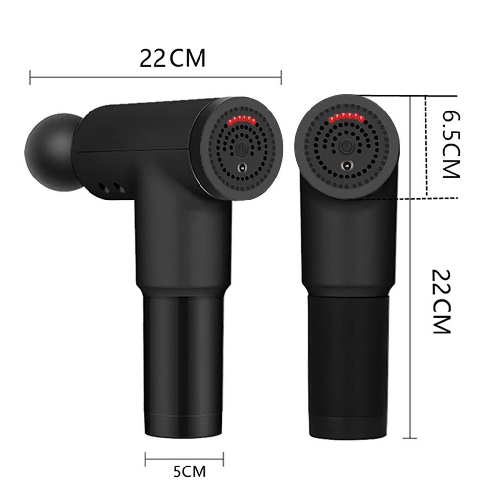 Wireless Massage Gun Black, Muscle Massager for Deep Tissue Relief