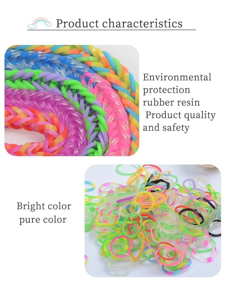 28,000 Pieces Super Large Loom Bands Kit with Accessories, Multi-Color