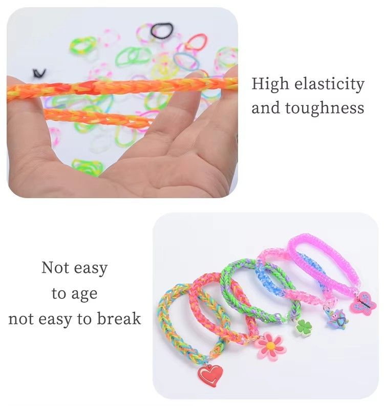 28,000 Pieces Super Large Loom Bands Kit with Accessories, Multi-Color