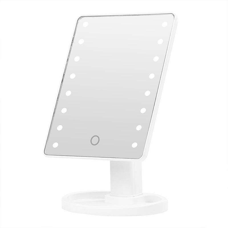 LED Makeup Mirror Adjustable with Lights, White