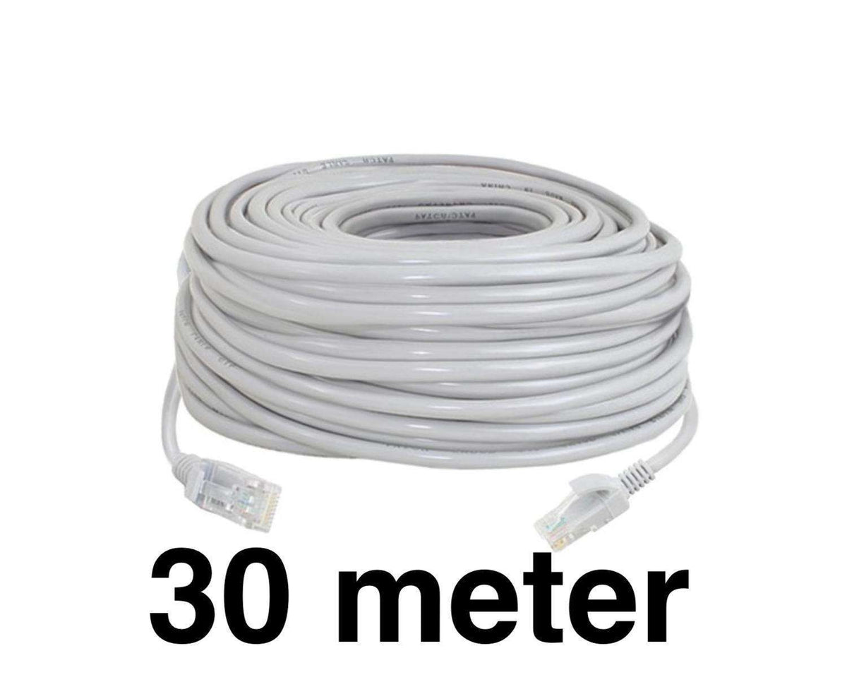 30m Cat5e Ethernet Cable, Grey