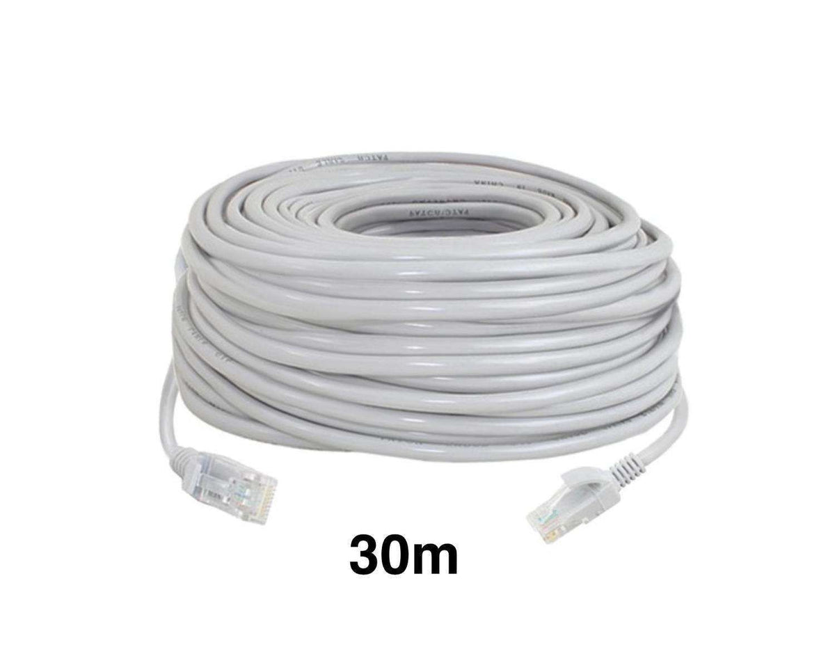 30m Cat5e Ethernet Cable, Grey