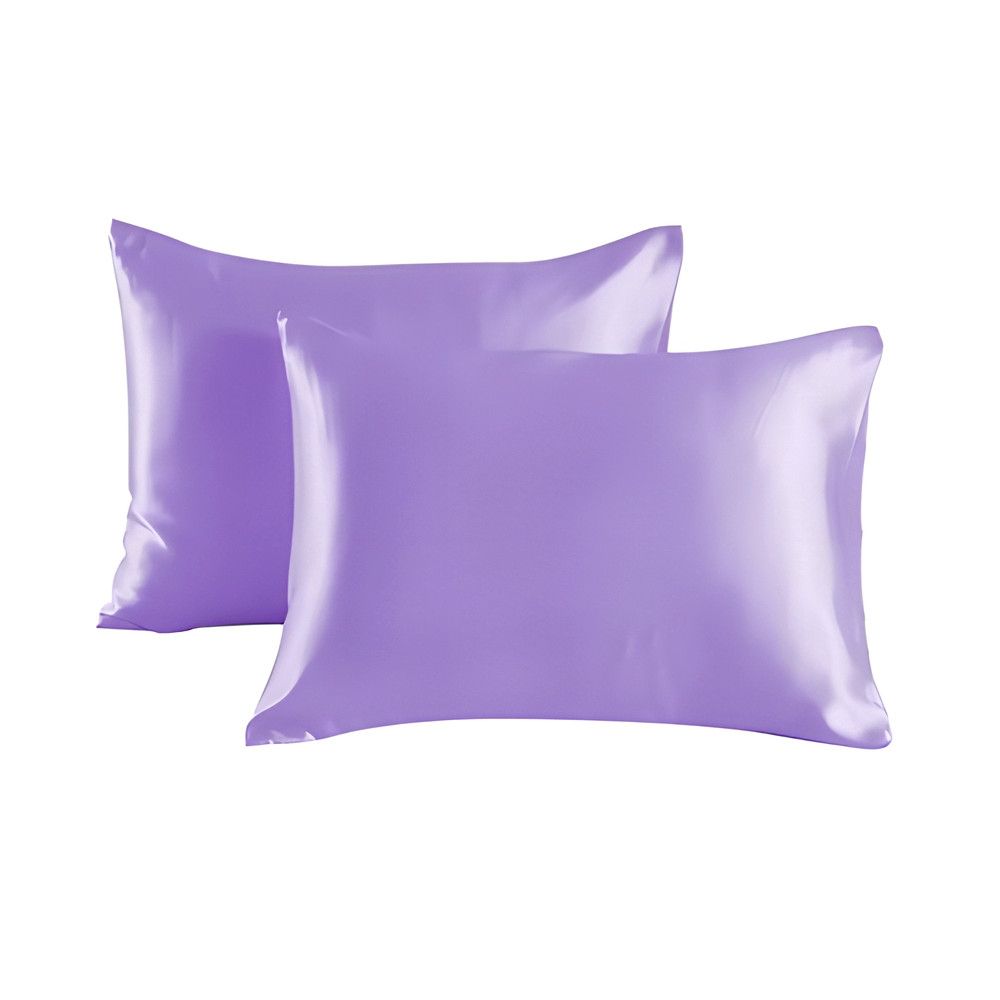Satin pillowcase 2-pack Purple, 50 x 66cm