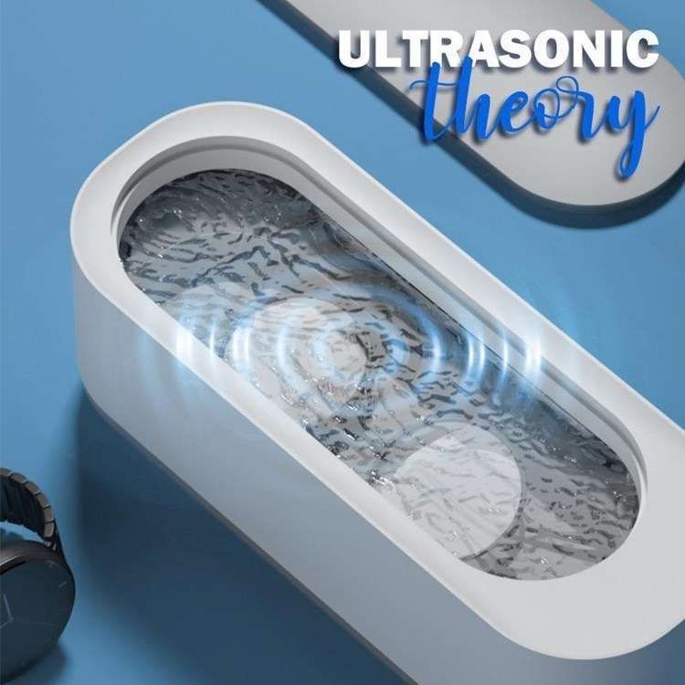Ultrasonic cleaning glasses jewelry cleaner white, 42kHz