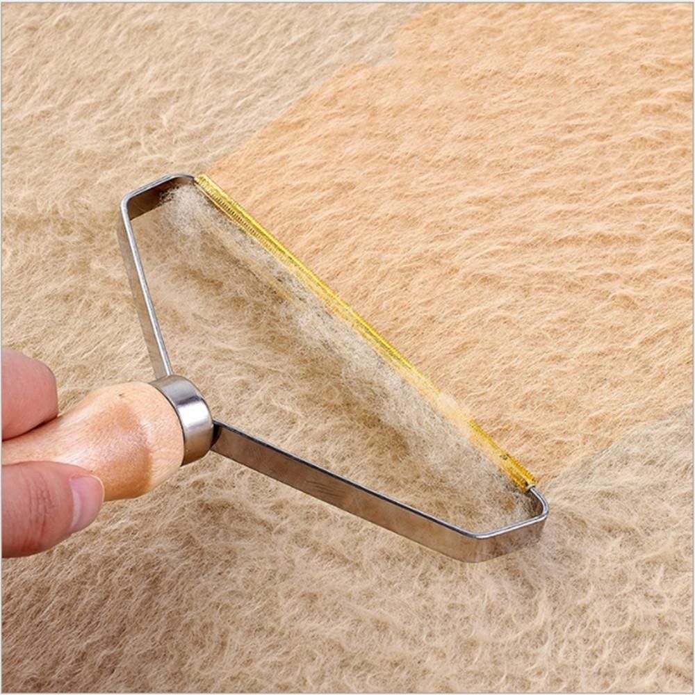 Lint & Fur Remover for Clothes, Silver - Effective Hair Removal Tool