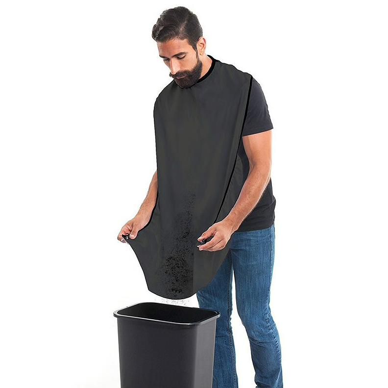 Barber Cape Black, Apron for Shaving & Beard Collection